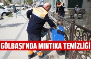 *GÖLBAŞI’NDA MINTIKA TEMİZLİĞİ*