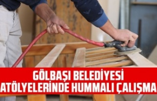 Belediye atolyelerinde hummalı çalışma