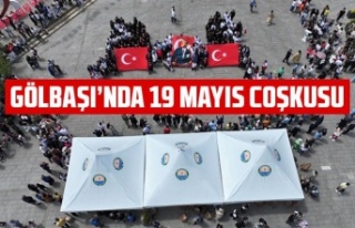 *GÖLBAŞI’NDA 19 MAYIS COŞKUSU*