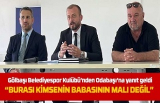 Gölbaşı Belediye Spor Kulübü Basın Açıklaması...
