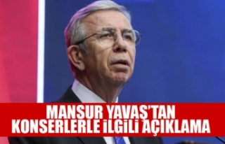 ANKARA BÜYÜKŞEHİR BELEDİYE BAŞKANI MANSUR YAVAŞ’TAN...