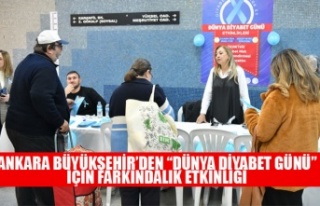 ANKARA BÜYÜKŞEHİR’DEN “DÜNYA DİYABET GÜNÜ”...
