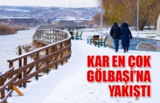 KAR EN ÇOK GÖLBAŞI’NA YAKIŞTI