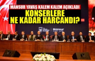 MANSUR YAVAŞ: KÜLTÜR-SANATA HARCANAN PARA, BELEDİYENİN...