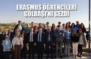 ERASMUS ÖĞRENCİLERİ GÖLBAŞI’NI GEZDİ