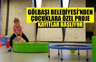 GÖLBAŞI BELEDİYESİ'NDEN ÇOCUKLARA ÖZEL...