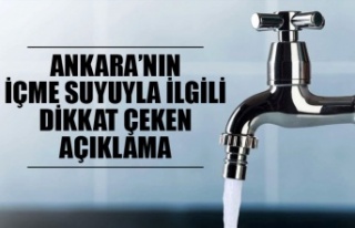 İÇME SUYU KALİTESİNE İLİŞKİN BASIN AÇIKLAMASI