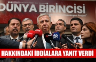 MANSUR YAVAŞ GAZETECİLERİN SORULARINI CEVAPLADI