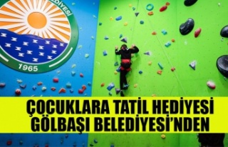 ÇOCUKLARA TATİL HEDİYESİ GÖLBAŞI BELEDİYESİ’NDEN
