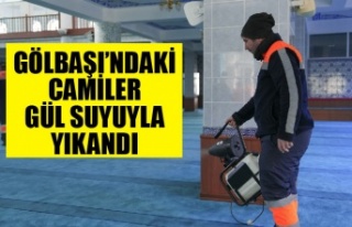 GÖLBAŞI BELEDİYESİ, RAMAZAN ÖNCESİ CAMİLERİ...