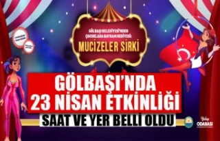 GÖLBAŞI BELEDİYESİNDEN 23 NİSAN’A ÖZEL BAYRAM...