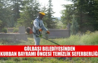 GÖLBAŞI BELEDİYESİNDEN KURBAN BAYRAMI ÖNCESİ...