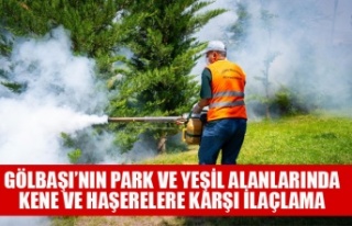 GÖLBAŞI’NDA VEKTÖRLE MÜCADELE SÜRÜYOR