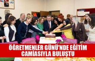 YAKUP ODABAŞI, ÖĞRETMENLER GÜNÜ'NDE EĞİTİM...