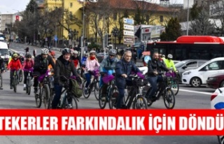 ANKARA’DA TEKERLER FARKINDALIK İÇİN DÖNDÜ
