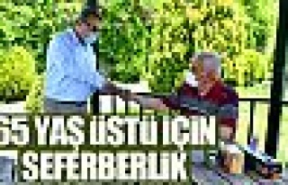 65 yaş üstü için belediye seferber oldu!