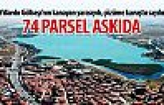 74 parsel askıya çıktı