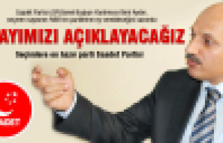 Adayımızı açıklayacağız