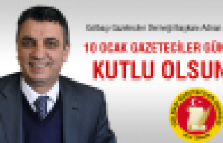 Adnan Tan Çalışan Gazeteciler Günü'nü kutladı