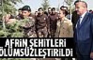 Afrin şehitlerinin isimleri yaşatılacak