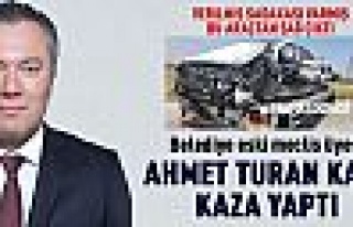 Ahmet Turan Kaya trafik kazası geçirdi