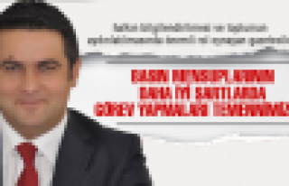 AK Parti Gölbaşı İlçe Başkanı Osman Karaaslan...
