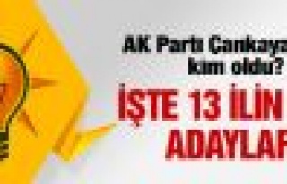 AK Parti'de 13 ilin ilçe adayları açıklandı