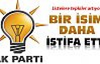  AK Parti’de bir istifa daha