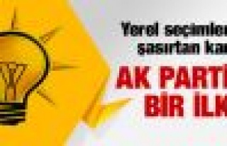 Ak Parti'den yerel seçimler için bir ilk