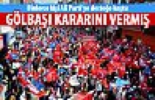 Ak Parti'nin Gölbaşı mitingine akın 