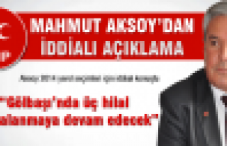 Aksoy “Gölbaşı’nda üç hilal dalgalanmaya...