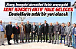 Aksoy, hemşehri dernekleri ile bir araya geldi