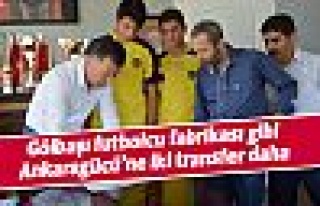 Ankagücü'ne iki transfer daha