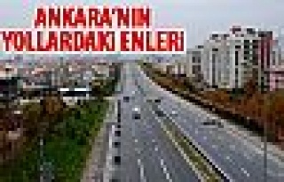 Ankara Büyükşehir Belediyesi yol çalışmalarına...