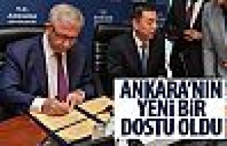 Ankara-Guanco şehri arasında dostluk anlaşması
