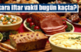 Ankara iftar vakti bugün kaçta / Sahur saatleri 