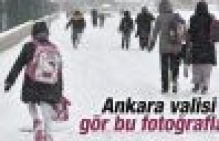 Ankara'da kar var tatil yok