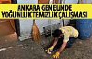 Ankara'da yoğun temizlik çalışması!