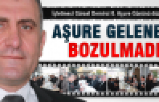 Aşure Geleneği bozulmadı