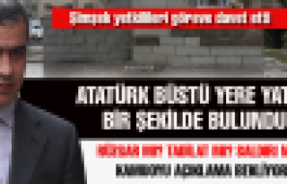 Atatürk Büstüne saldırıldı mı?