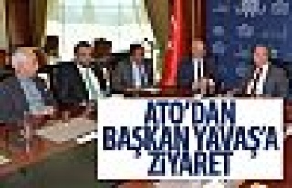 ATO'dan Başkan Yavaş'a ziyaret