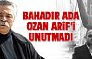 Bahadır Ada'dan Ozan Arif'e taziye mesajı