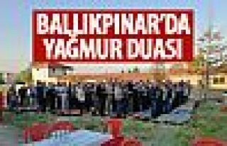 Ballıkpınar'da yağmur duası