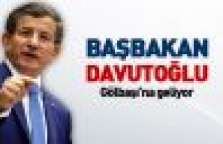 Başbakan Ahmet Davutoğlu Gölbaşı'na geliyor.