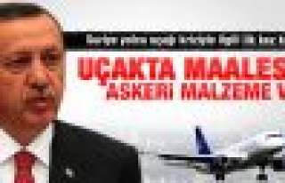 Başbakan Erdoğan'ın Suriye yolcu uçağı açıklaması
