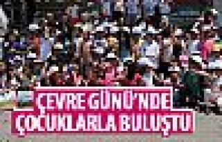 Başkan Duruay çocuklarla buluştu