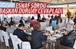 Başkan Duruay esnafla bir araya geldi