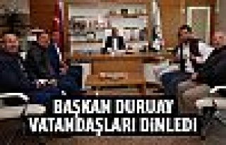 Başkan Duruay halkla buluştu