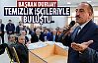 Başkan Duruay işçilerle bir araya geldi