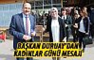 Başkan Duruay Kadınlar Günü mesajı